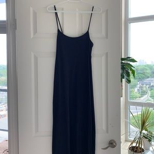 Summer maxi dress in black